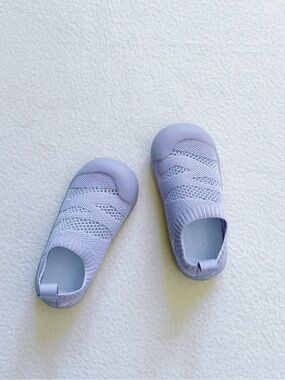 Jan & Jul Toddler Girl Jelly Jumper Flow Knit Quick Dry Purple Water Shoes 8